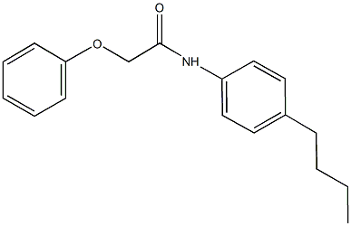 N-(4-butylphenyl)-2-phenoxyacetamide 구조식 이미지