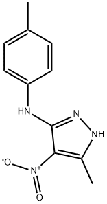 4-nitro-3-methyl-5-(4-toluidino)-1H-pyrazole Structure