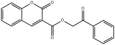 2-oxo-2-phenylethyl 2-oxo-2H-chromene-3-carboxylate Structure