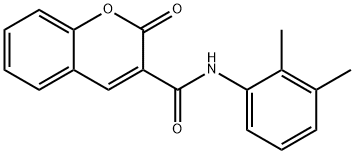 N-(2,3-dimethylphenyl)-2-oxo-2H-chromene-3-carboxamide 구조식 이미지