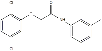 2-[(2,5-dichlorophenyl)oxy]-N-(3-methylphenyl)acetamide Structure