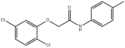 2-[(2,5-dichlorophenyl)oxy]-N-(4-methylphenyl)acetamide 구조식 이미지