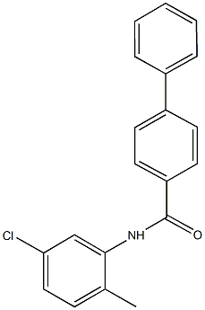 N-(5-chloro-2-methylphenyl)[1,1'-biphenyl]-4-carboxamide Structure