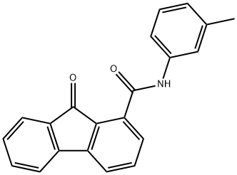N-(3-methylphenyl)-9-oxo-9H-fluorene-1-carboxamide Structure