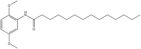 N-(2,5-dimethoxyphenyl)tetradecanamide 구조식 이미지