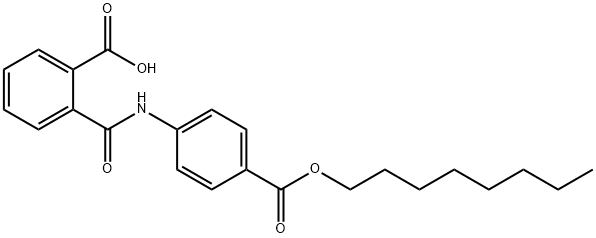 2-({4-[(octyloxy)carbonyl]anilino}carbonyl)benzoic acid Structure