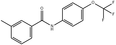 3-methyl-N-[4-(trifluoromethoxy)phenyl]benzamide Structure