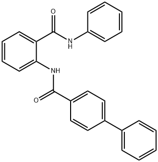 N-[2-(anilinocarbonyl)phenyl][1,1'-biphenyl]-4-carboxamide Structure