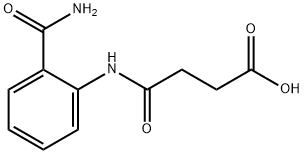 4-[2-(aminocarbonyl)anilino]-4-oxobutanoic acid Structure