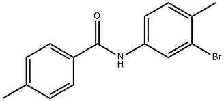 N-(3-bromo-4-methylphenyl)-4-methylbenzamide Structure