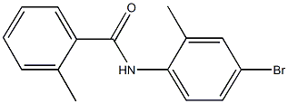 N-(4-bromo-2-methylphenyl)-2-methylbenzamide 구조식 이미지