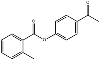 4-acetylphenyl 2-methylbenzoate Structure