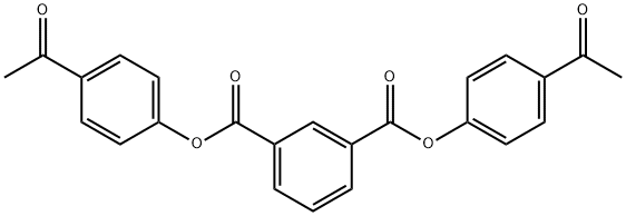 bis(4-acetylphenyl) isophthalate Structure