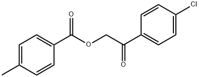 2-(4-chlorophenyl)-2-oxoethyl 4-methylbenzoate Structure