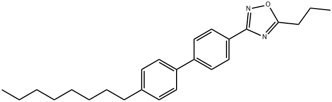 3-(4'-octyl[1,1'-biphenyl]-4-yl)-5-propyl-1,2,4-oxadiazole 구조식 이미지