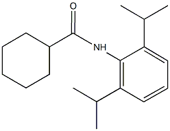 N-(2,6-diisopropylphenyl)cyclohexanecarboxamide 구조식 이미지