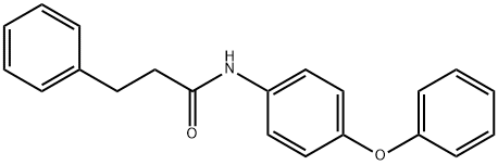 N-(4-phenoxyphenyl)-3-phenylpropanamide 구조식 이미지