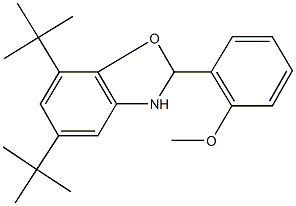 5,7-ditert-butyl-2-(2-methoxyphenyl)-2,3-dihydro-1,3-benzoxazole Structure