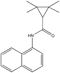 2,2,3,3-tetramethyl-N-(1-naphthyl)cyclopropanecarboxamide 구조식 이미지