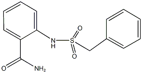 2-[(benzylsulfonyl)amino]benzamide Structure