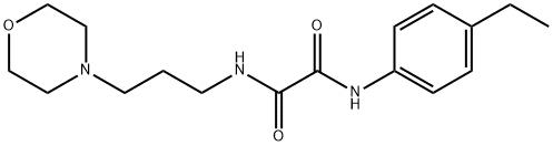 N~1~-(4-ethylphenyl)-N~2~-[3-(4-morpholinyl)propyl]ethanediamide 구조식 이미지