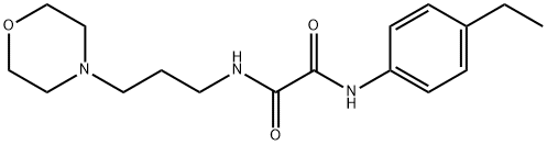 N~1~-(4-ethylphenyl)-N~2~-[3-(4-morpholinyl)propyl]ethanediamide Structure