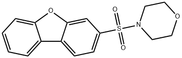 4-(dibenzo[b,d]furan-3-ylsulfonyl)morpholine Structure