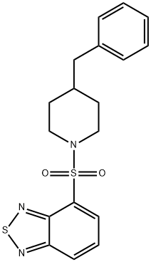 4-[(4-benzyl-1-piperidinyl)sulfonyl]-2,1,3-benzothiadiazole Structure