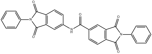 N-(1,3-dioxo-2-phenyl-2,3-dihydro-1H-isoindol-5-yl)-1,3-dioxo-2-phenyl-5-isoindolinecarboxamide Structure