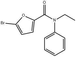 5-bromo-N-ethyl-N-phenyl-2-furamide 구조식 이미지