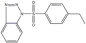 1-[(4-ethylphenyl)sulfonyl]-1H-1,2,3-benzotriazole Structure