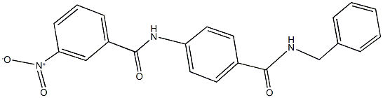N-{4-[(benzylamino)carbonyl]phenyl}-3-nitrobenzamide Structure
