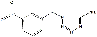 5-amino-1-{3-nitrobenzyl}-1H-tetraazole 구조식 이미지