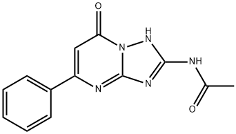 N-(7-oxo-5-phenyl-4,7-dihydro[1,2,4]triazolo[1,5-a]pyrimidin-2-yl)acetamide 구조식 이미지