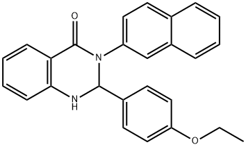 2-(4-ethoxyphenyl)-3-(2-naphthyl)-2,3-dihydro-4(1H)-quinazolinone 구조식 이미지