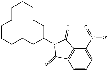 2-cyclododecyl-4-nitro-1H-isoindole-1,3(2H)-dione 구조식 이미지