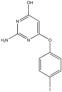 2-amino-6-(4-iodophenoxy)-4-pyrimidinol 구조식 이미지