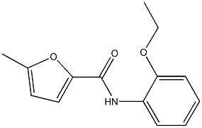 N-(2-ethoxyphenyl)-5-methyl-2-furamide 구조식 이미지