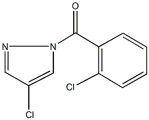 4-chloro-1-(2-chlorobenzoyl)-1H-pyrazole Structure