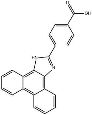 4-(1H-phenanthro[9,10-d]imidazol-2-yl)benzoic acid 구조식 이미지