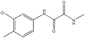 N~1~-(3-chloro-4-methylphenyl)-N~2~-methylethanediamide 구조식 이미지