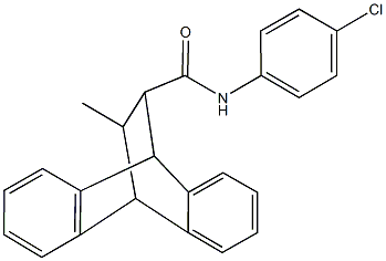 N-(4-chlorophenyl)-16-methyltetracyclo[6.6.2.0~2,7~.0~9,14~]hexadeca-2,4,6,9,11,13-hexaene-15-carboxamide 구조식 이미지