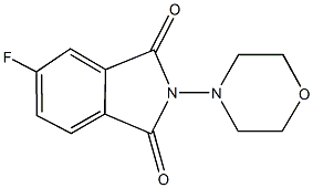 5-fluoro-2-(4-morpholinyl)-1H-isoindole-1,3(2H)-dione Structure