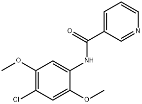 N-(4-chloro-2,5-dimethoxyphenyl)nicotinamide Structure