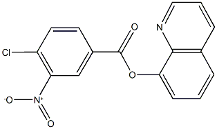 8-quinolinyl 4-chloro-3-nitrobenzoate Structure