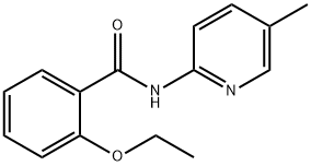 2-ethoxy-N-(5-methyl-2-pyridinyl)benzamide 구조식 이미지