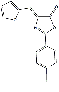 2-(4-tert-butylphenyl)-4-(2-furylmethylene)-1,3-oxazol-5(4H)-one 구조식 이미지