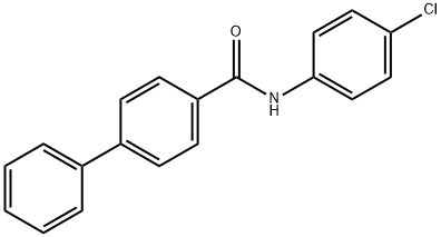 N-(4-chlorophenyl)[1,1'-biphenyl]-4-carboxamide 구조식 이미지