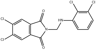 5,6-dichloro-2-[(2,3-dichloroanilino)methyl]-1H-isoindole-1,3(2H)-dione Structure