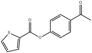 4-acetylphenyl 2-thiophenecarboxylate 구조식 이미지